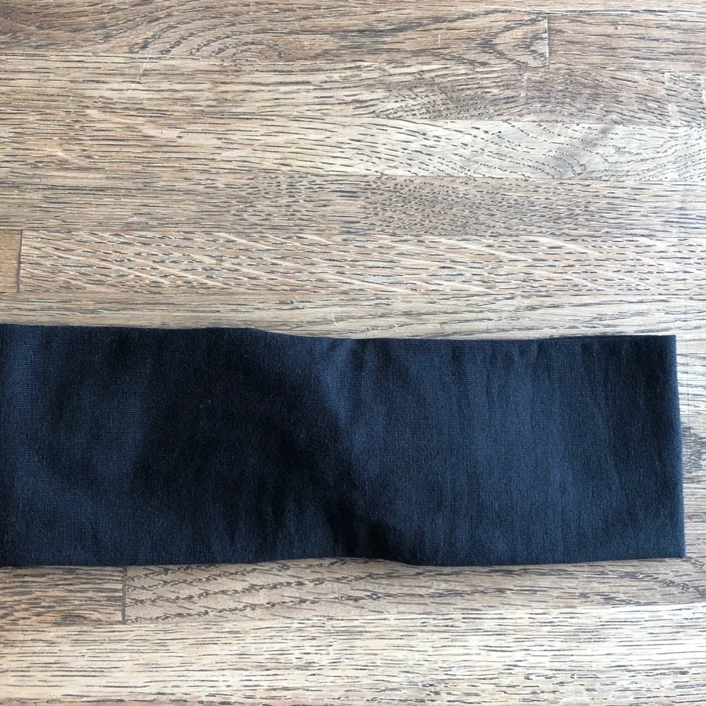 Solid Black Twist Headband NEW